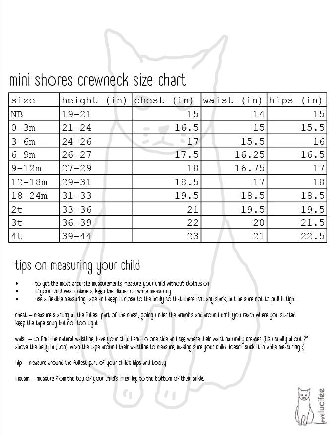 Mini Shores Crewneck